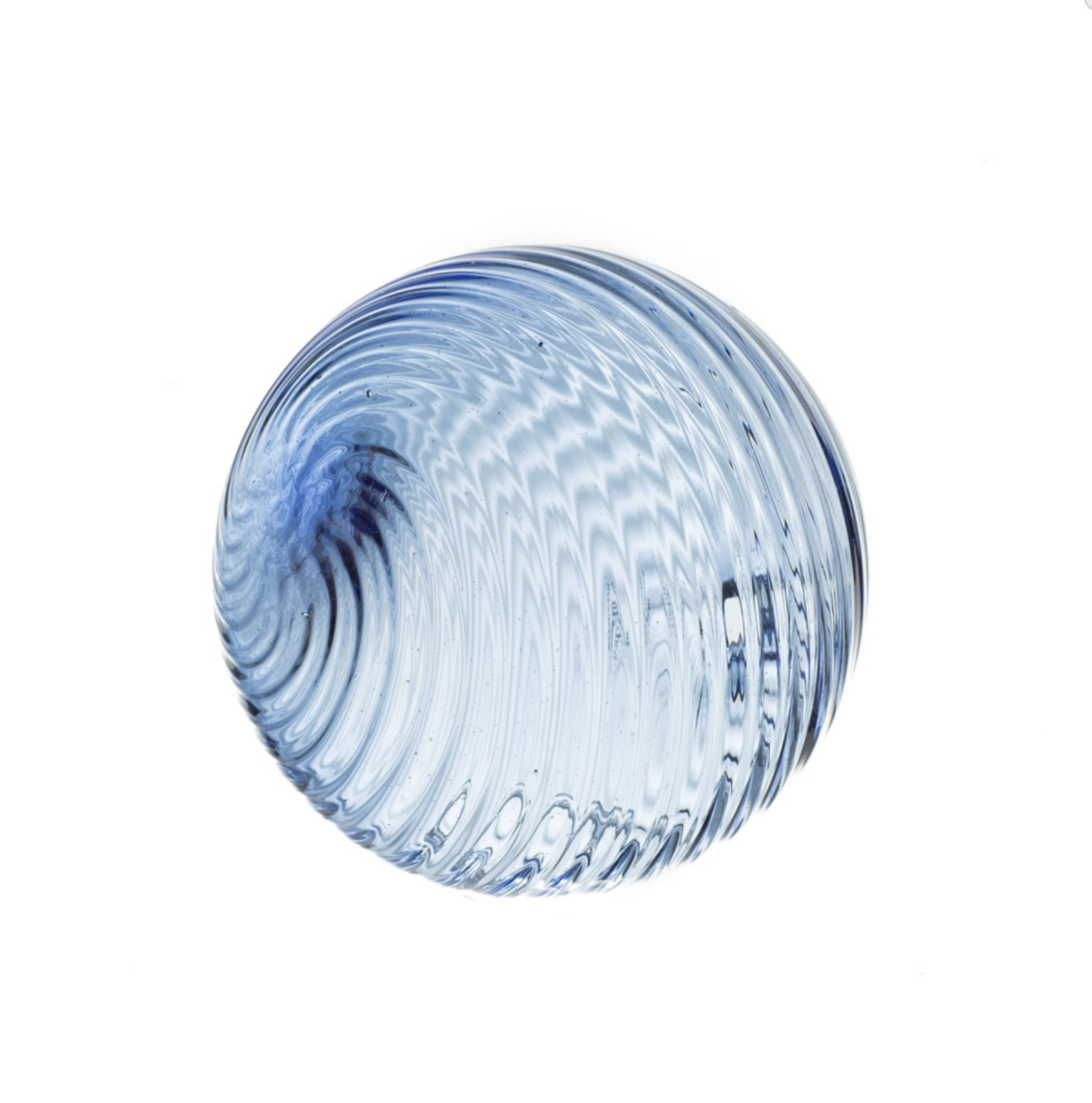 4.5" Sphere Denim Twirled