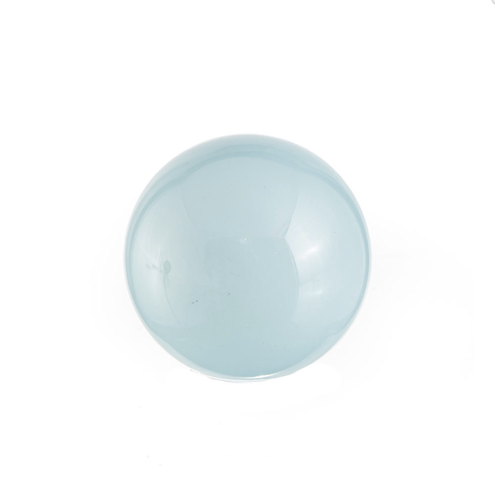 3" Sky Whitewashed Sphere