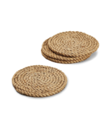 Full Circle S/4 Jute Rope Coasters