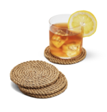 Full Circle S/4 Jute Rope Coasters