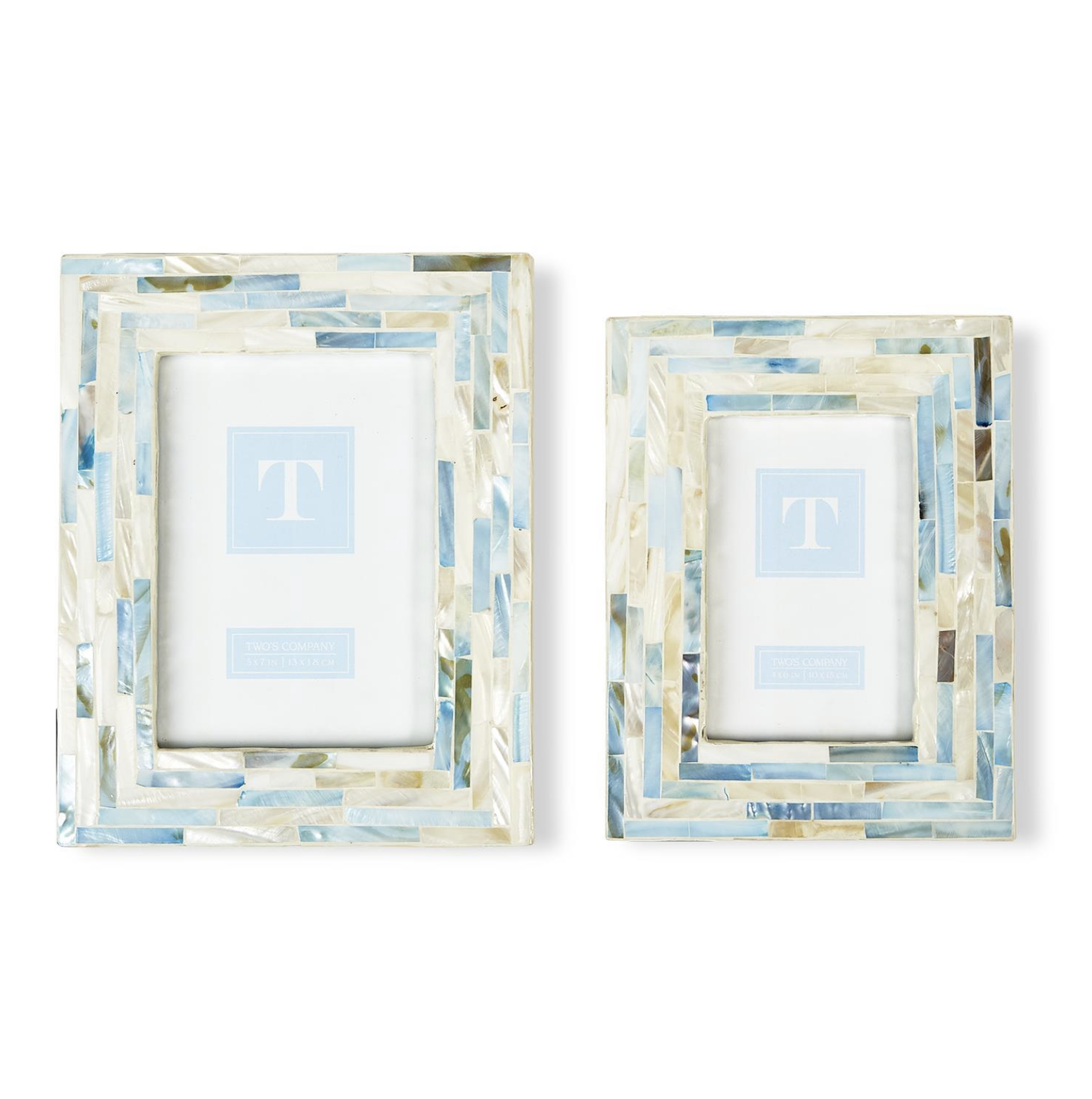 Light Blue Tiled MOP Frame