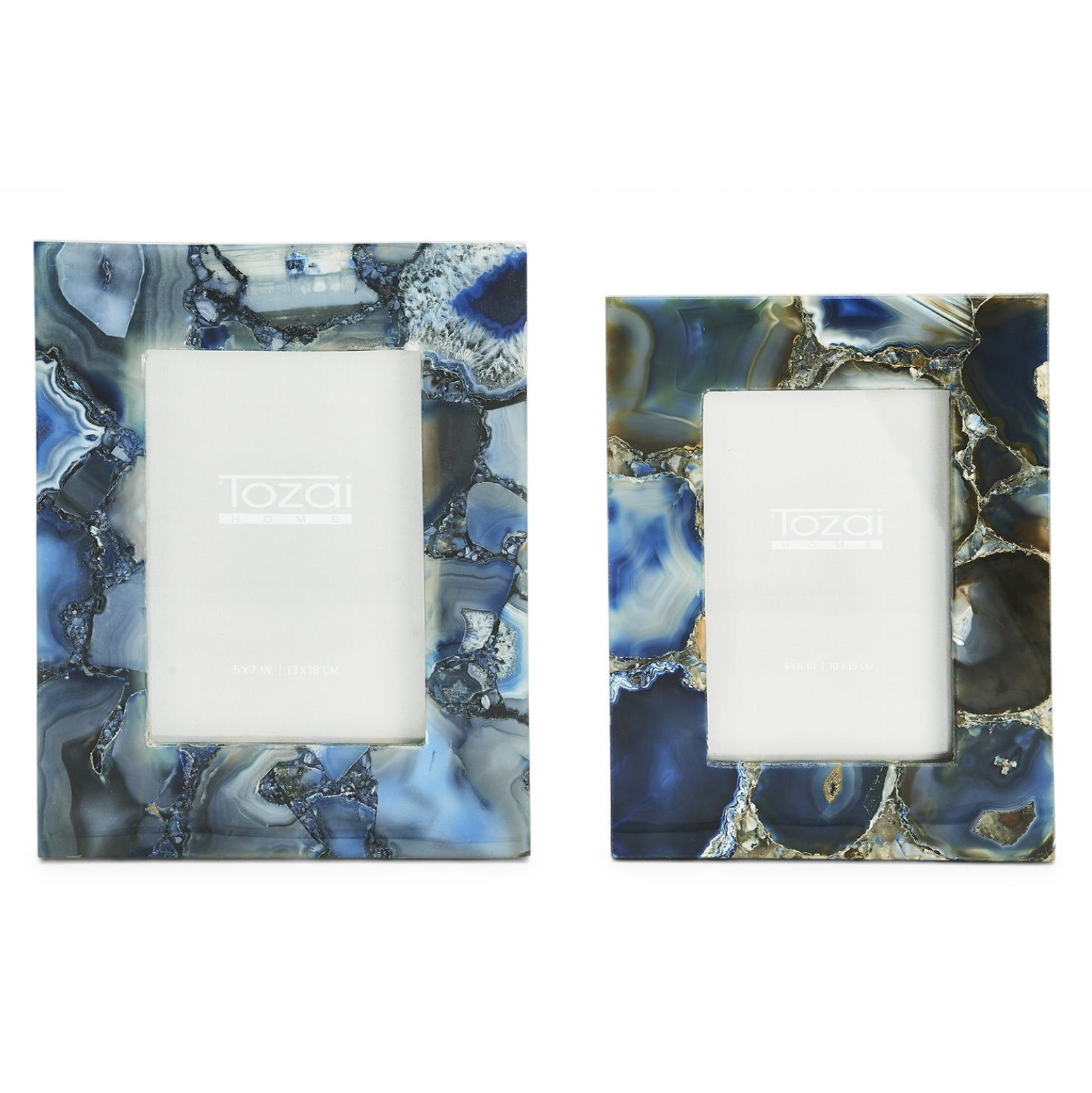 Blue Agate Frame 4x6