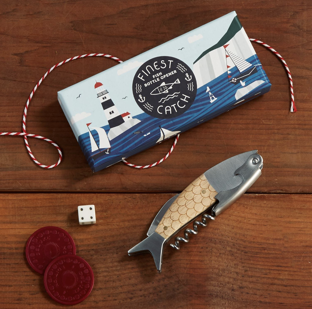 3 in 1 Fish Bottle Tool Opener in Gift Box
