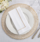 Embroidered Line Design Napkin