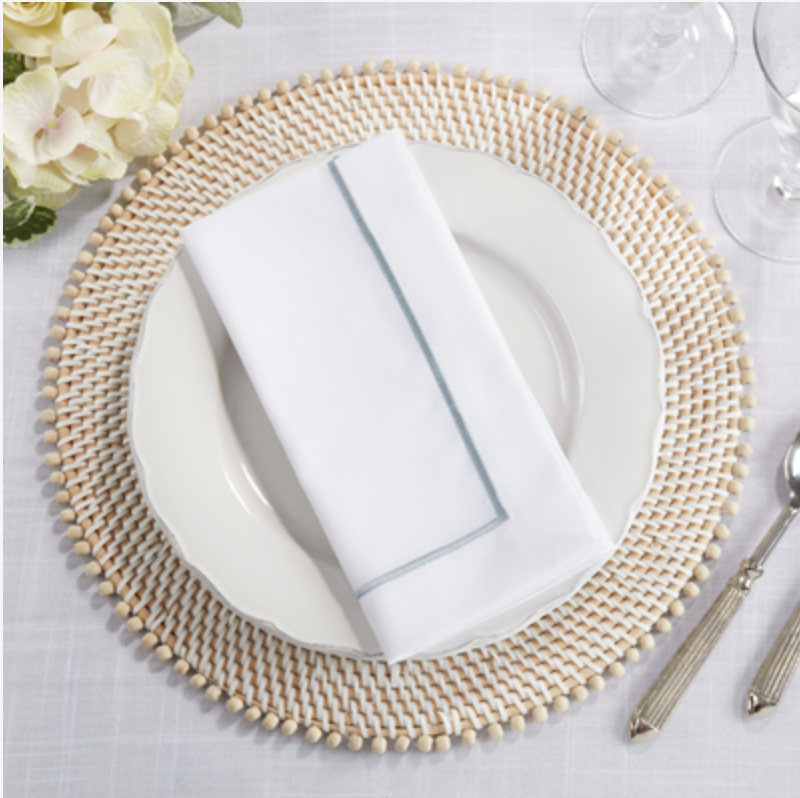 Embroidered Line Design Napkin