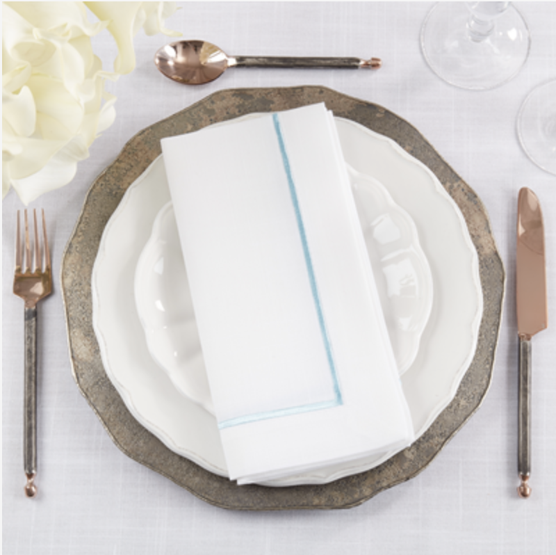 Embroidered Line Design Napkin