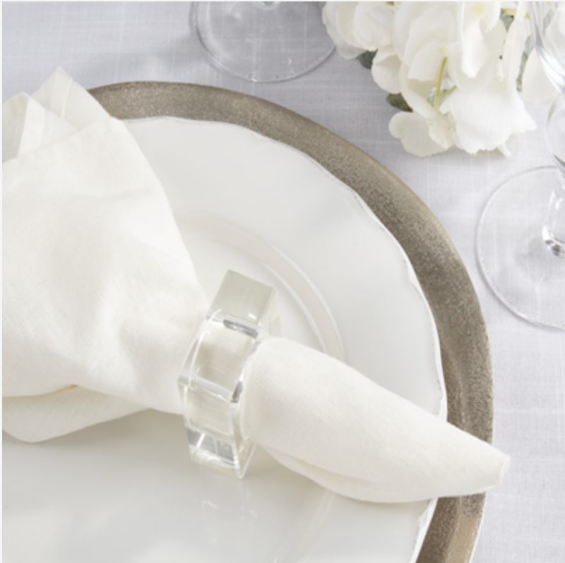 Crystal Napkin Ring / square