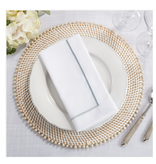 Embroidered Line Design Napkin