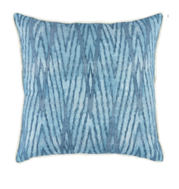 KAVA DENIM W/ EYELASH TRIM WHITE 22"