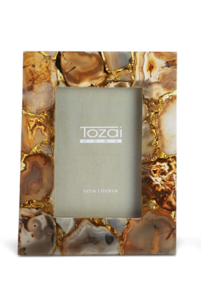 Amber Agate Photo Frame