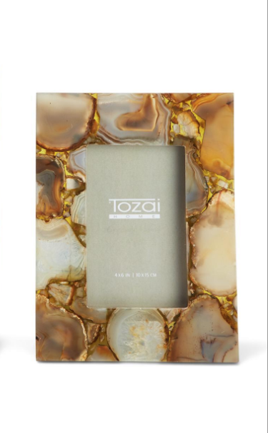 Amber Agate Photo Frame