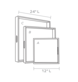 Amina Faux Shagreen Tray