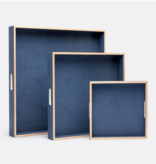 Amina Faux Shagreen Tray