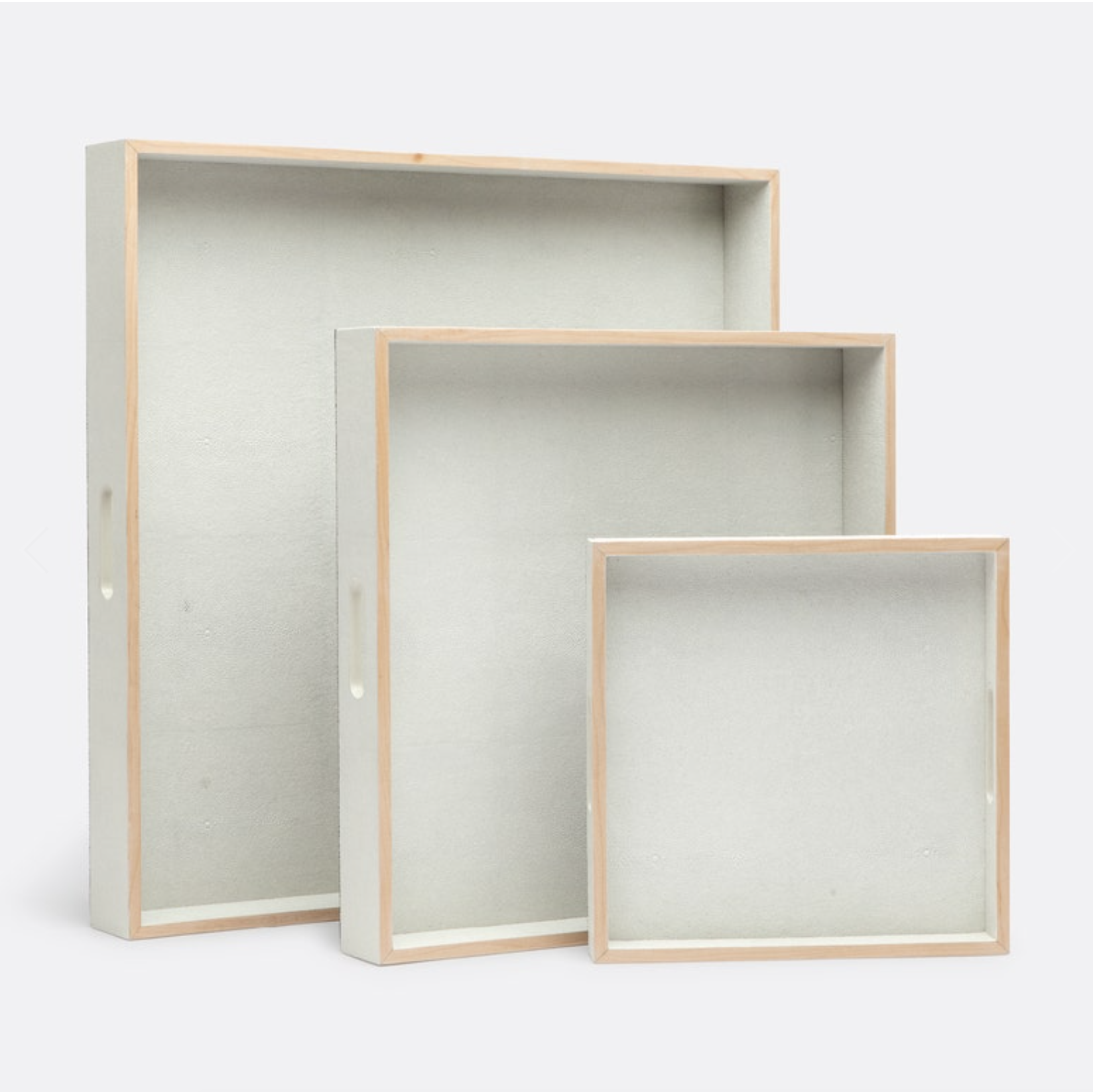 Amina Faux Shagreen Tray