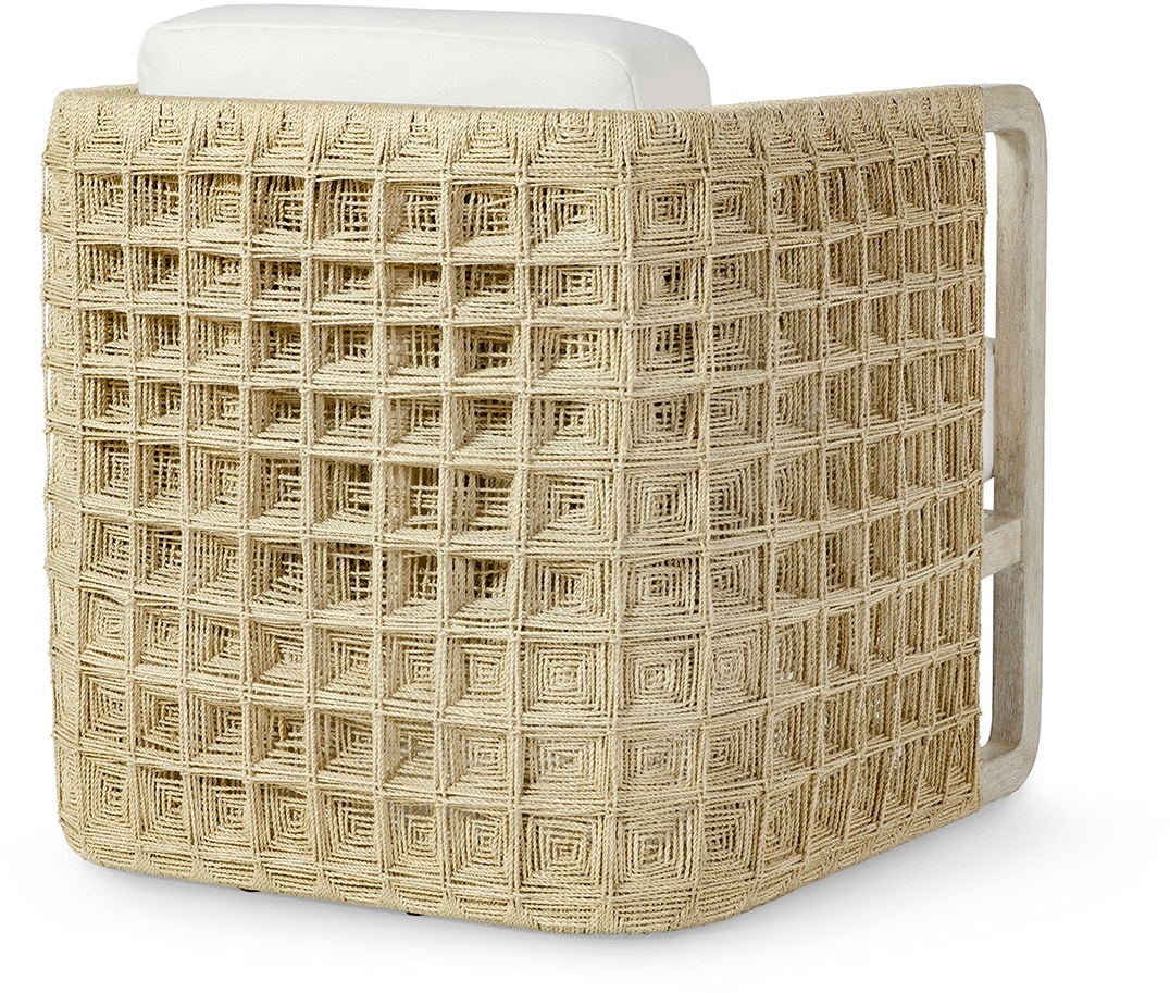 DAMIEN LOUNGE CHAIR NATURAL in BASKETWEAVE