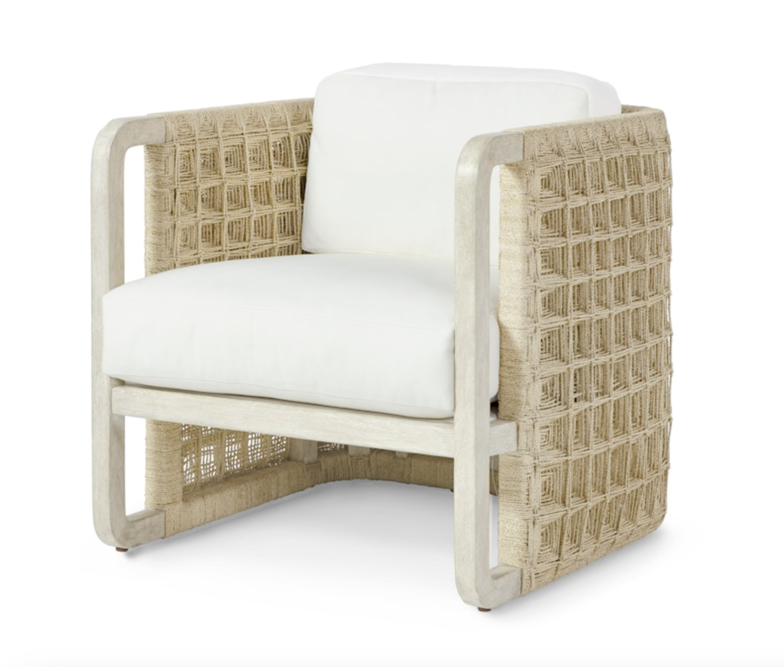 DAMIEN LOUNGE CHAIR NATURAL in BASKETWEAVE