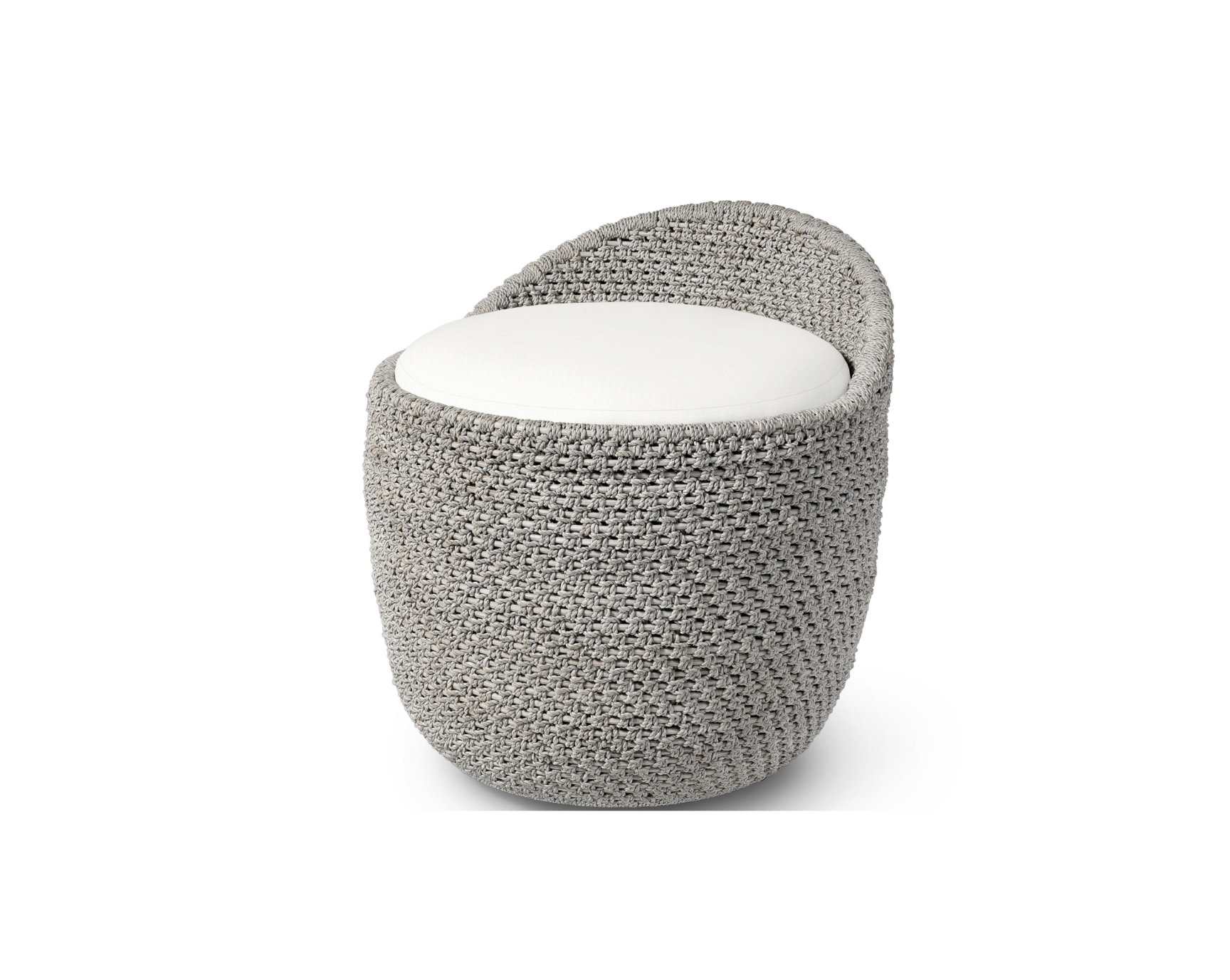 GREEN OAKS SWIVEL STOOL, WHITE SAND