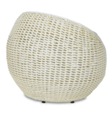 Outdoor Open Weave Wicker Stool