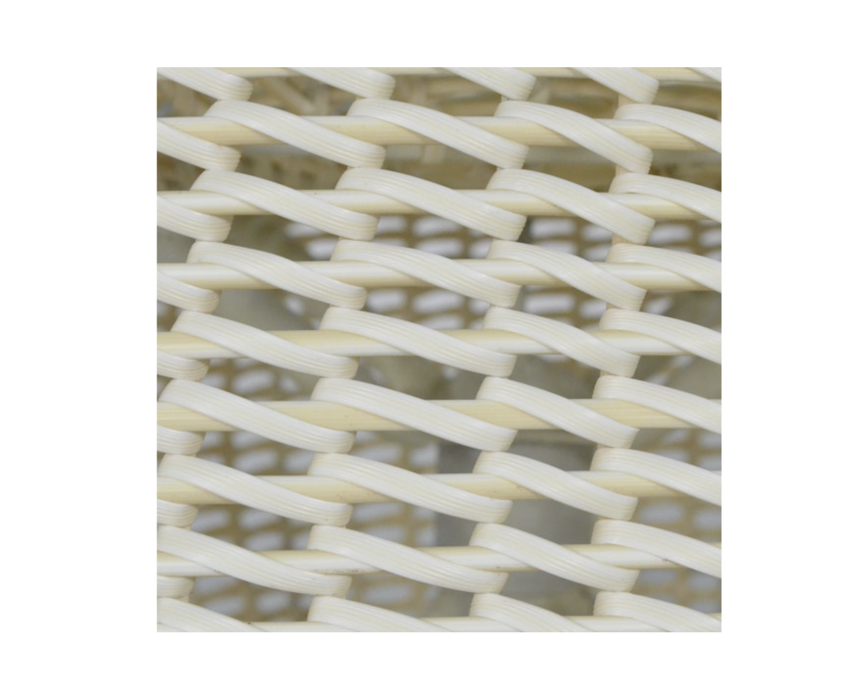 Outdoor Open Weave Wicker Stool