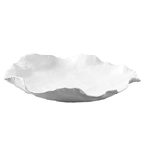 Large White Free Form Bowl (food safe)
