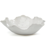 Medium White Free Form Bowl (food safe)