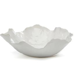 Medium White Free Form Bowl (food safe)