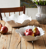 Small White Free Form Bowl (food safe)