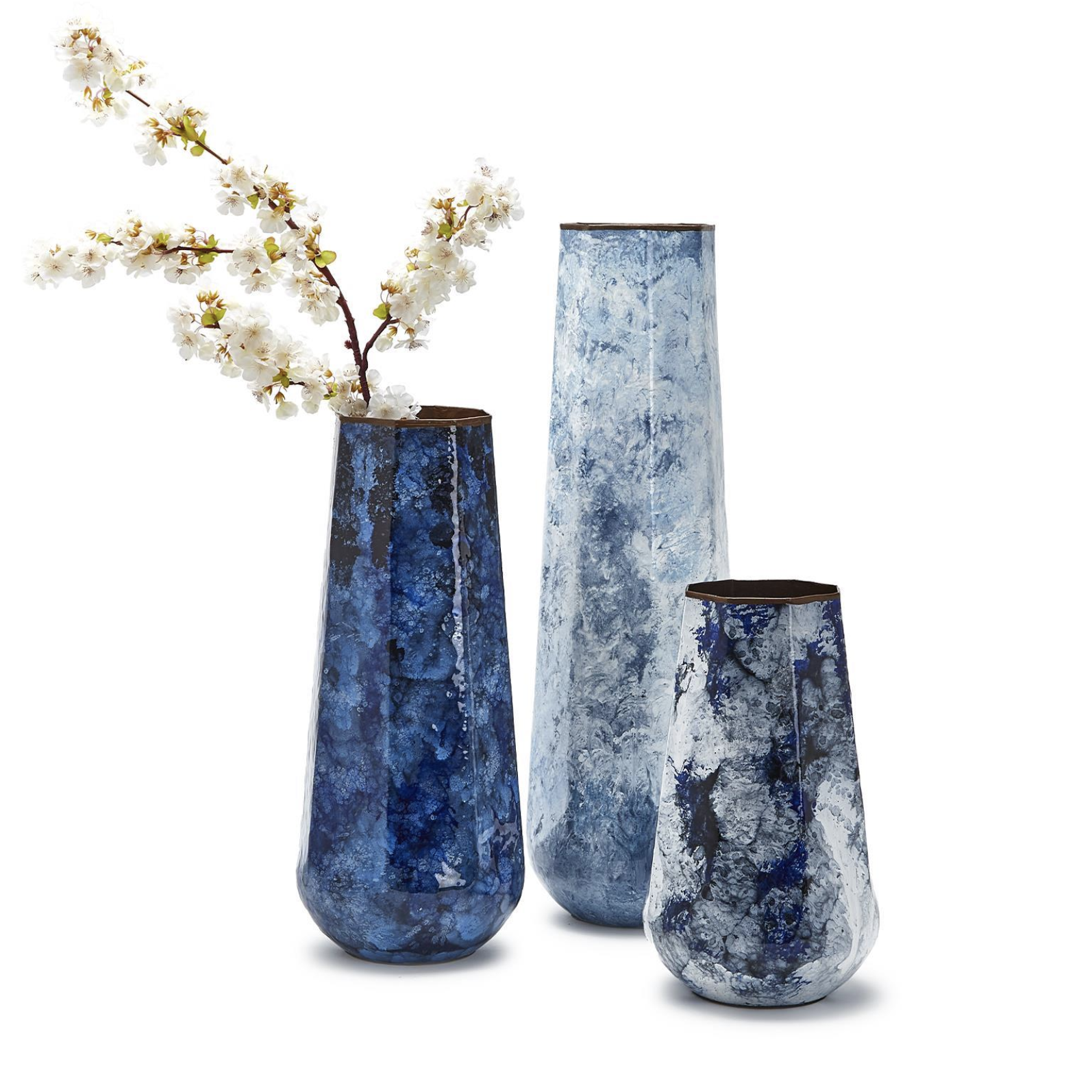 Splatter Pattern Vase - Iron/Enamel