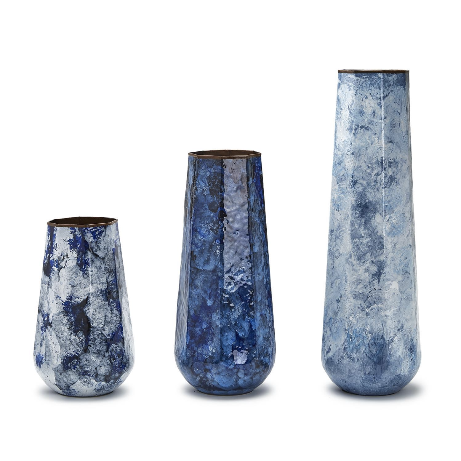 Splatter Pattern Vase - Iron/Enamel