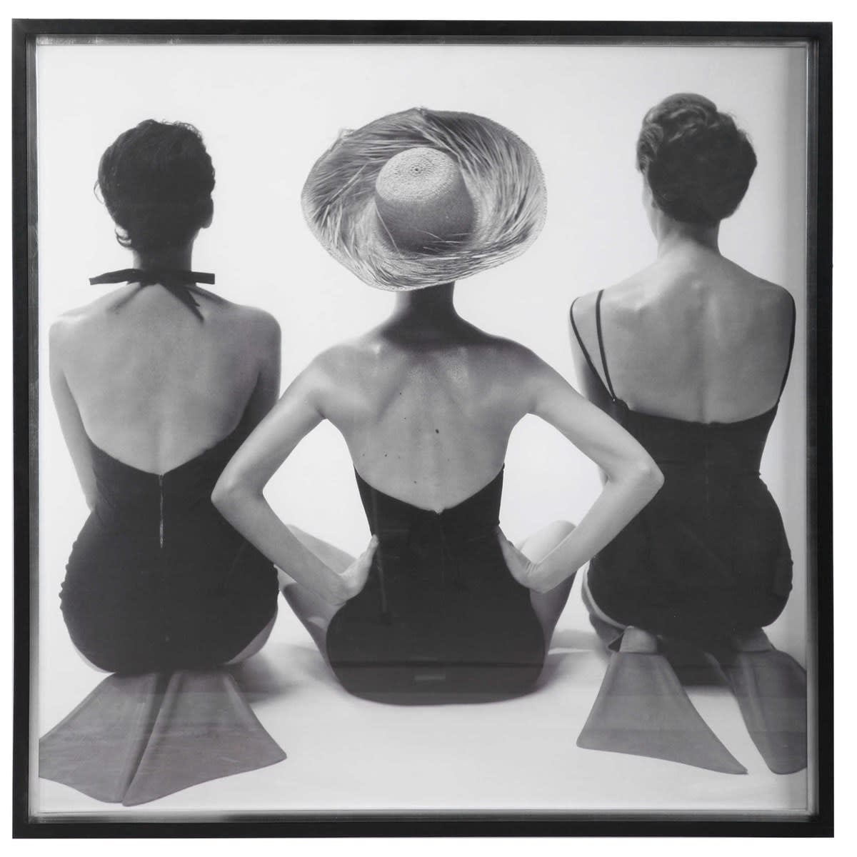 LADIES' SWIMWEAR, 1959 FRAMED PRINT