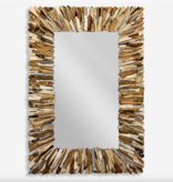 Teak Branch Mirror