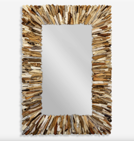 Teak Branch Mirror