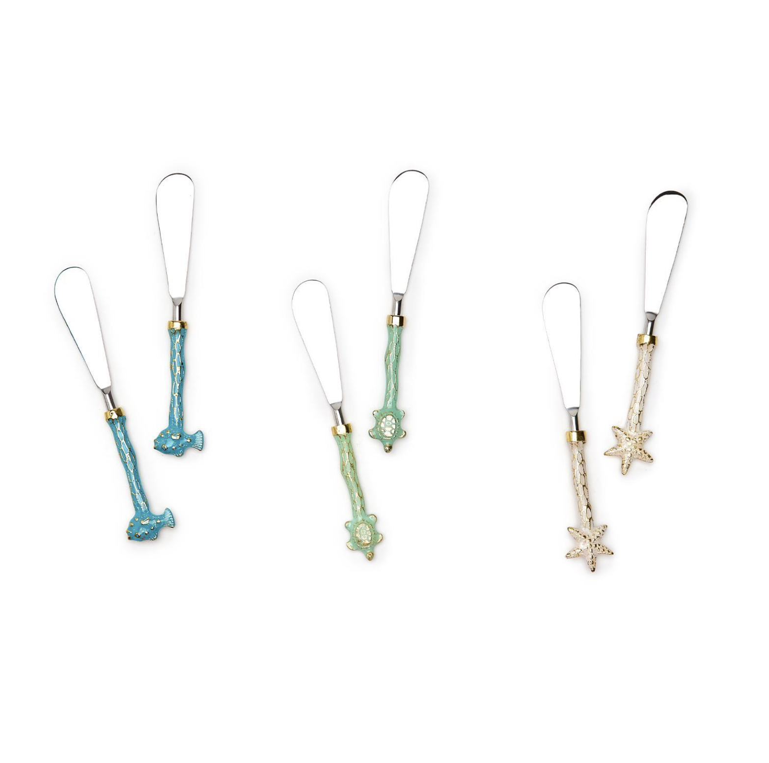 Sea Life Set of 2 Spreaders