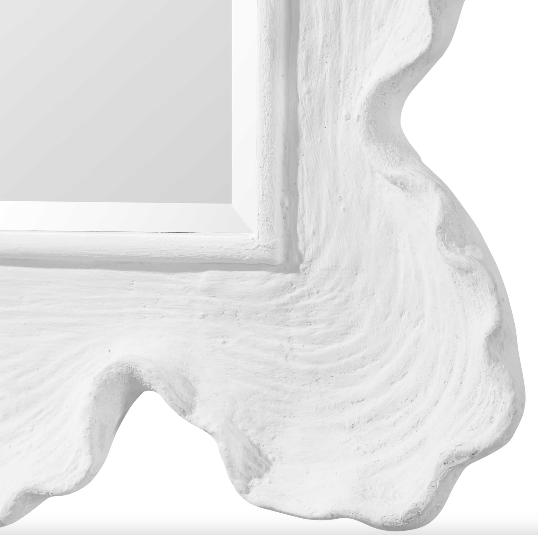 Sea Coral Mirror, White