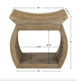 Connor Accent Stool, Natural