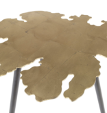 Linden Gold Leaf Accent Table