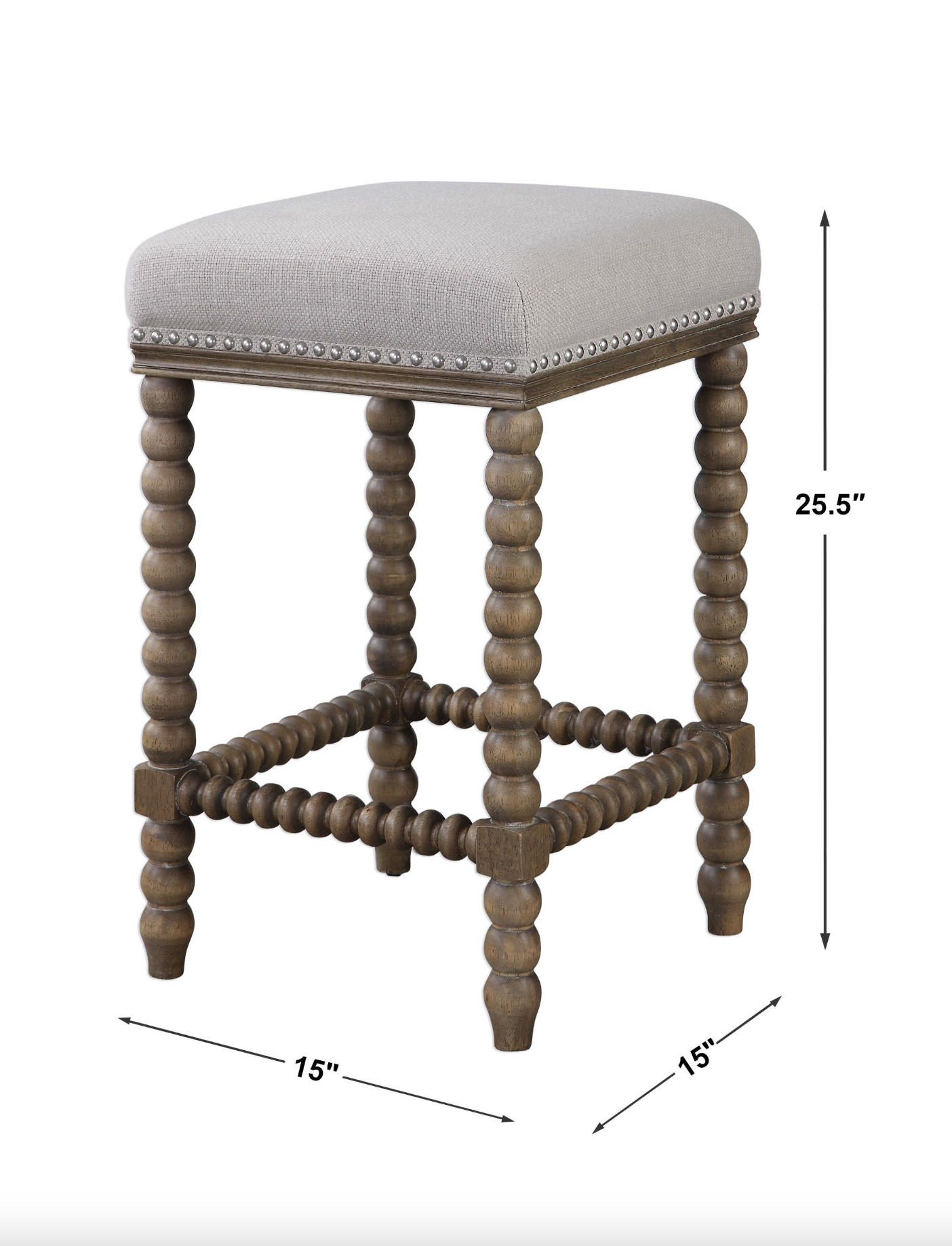 Pryce Counter Stool, Walnut