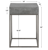Jude Concrete Accent Table