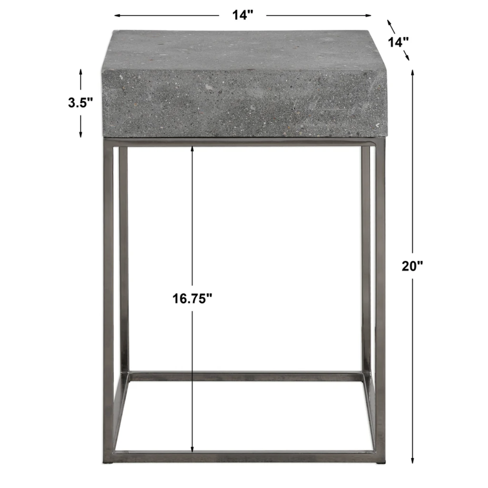 Jude Concrete Accent Table