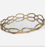 Cable Chain Tray, Gold