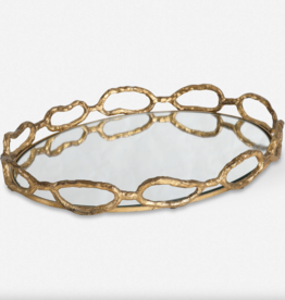 Cable Chain Tray, Gold