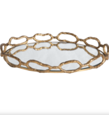 Cable Chain Tray, Gold