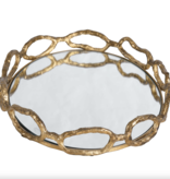 Cable Chain Tray, Gold
