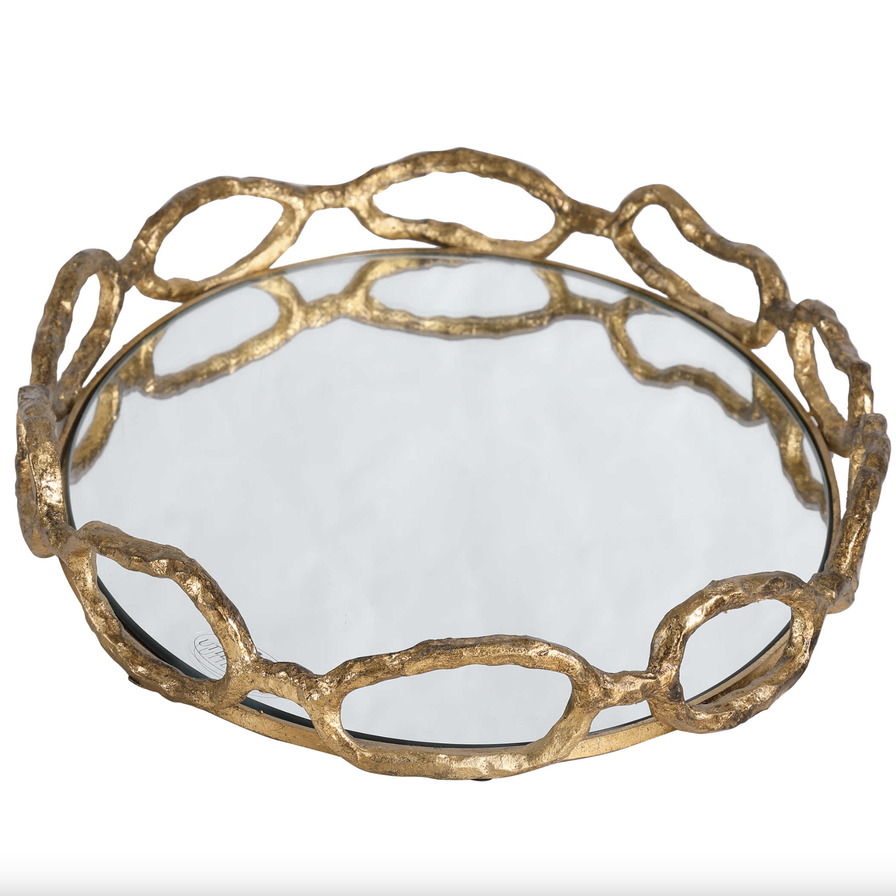 Cable Chain Tray, Gold