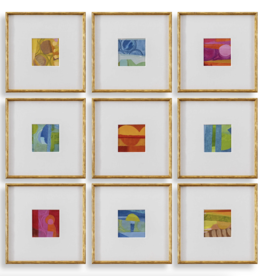 Petite Bijoux Framed Canvases - Brilliant, S/9