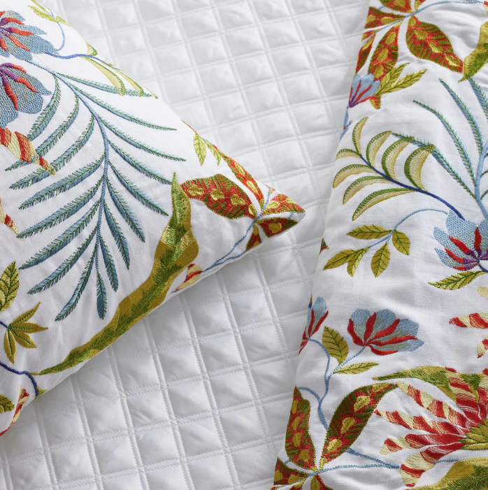 Ann Gish Inc. Cloud Forest Pillow - White