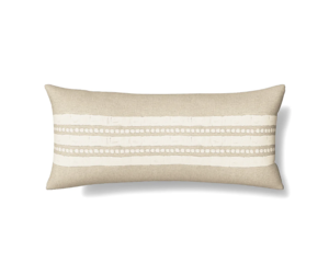 Ann Gish Inc. Echelon Pillow 36 x 16 Natural