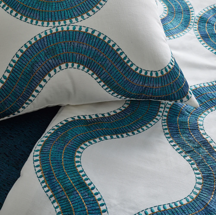 Ann Gish Inc. Egyptian Collar Pillow - Nile 24x24