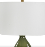 Gourd Table Lamp, Green