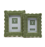 Green Wicker Photo Frame 5x7